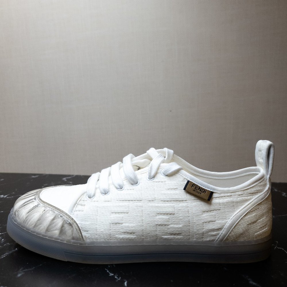 Fendi Cotton Low- Top Sneakers